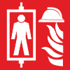 Знак "Лифт для пожарных"